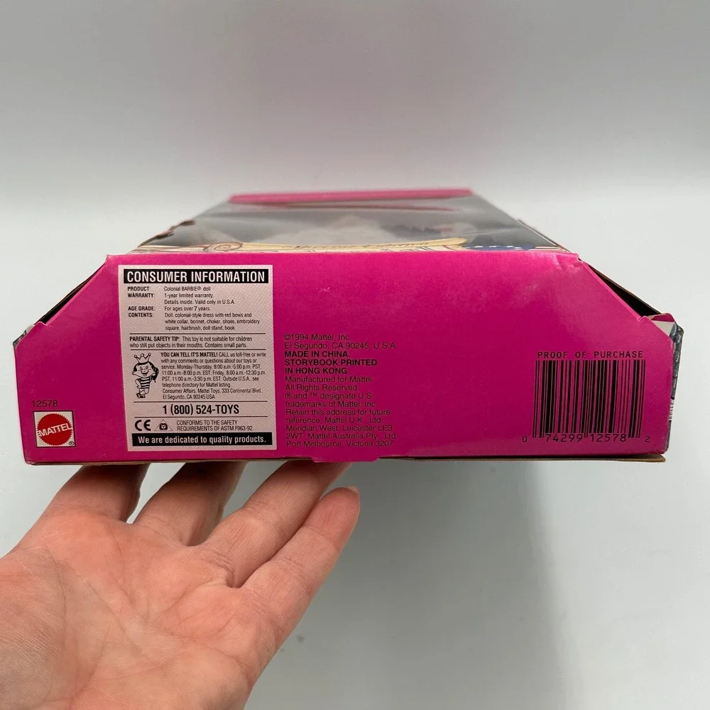 1994 Colonial Barbie‎ American Stories Special Edition Mattel 12578 NRFB READ